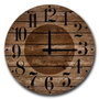 Wallity Reloj decorativo de MDF Multicolor 50 cm
